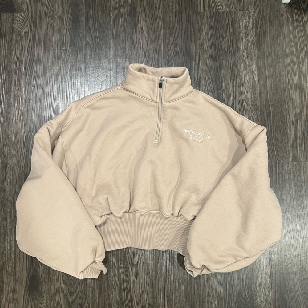 Oner active ALL DAY EST 2020 CROP 1/4 ZIP SWEATSHIRT